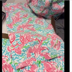 Lilly Pulitzer Lobstrah Roll Beach towel
